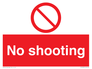 No shooting